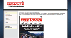 Desktop Screenshot of fredtomasi.no